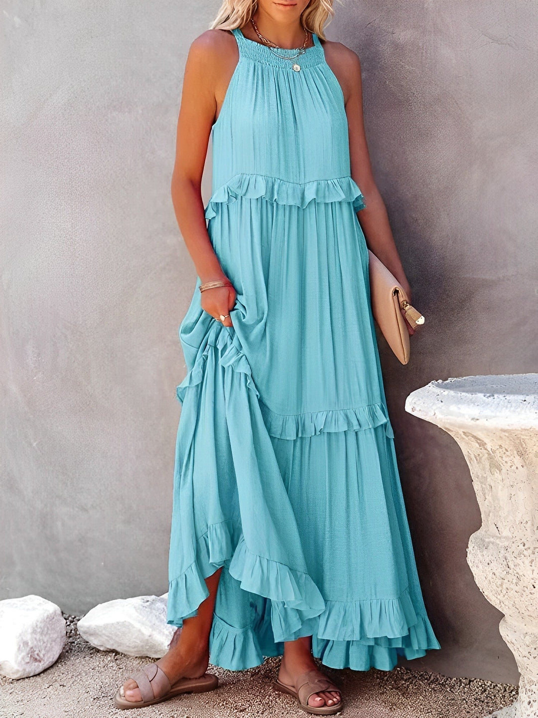 DALEYZA - BOHEMIAN SUMMER DRESS FOR PLUS SIZE