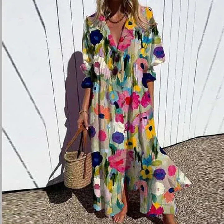 JONAH - COLORBURST BLOOM DRESS