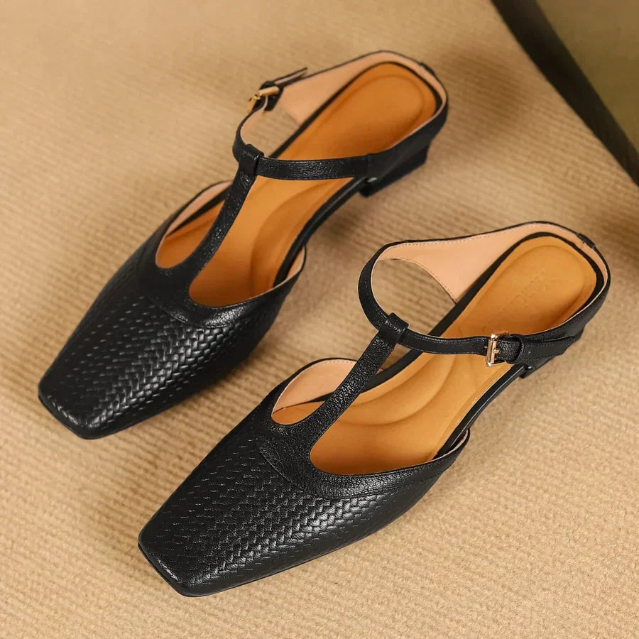 ANN - RENA LEATHER SANDALS