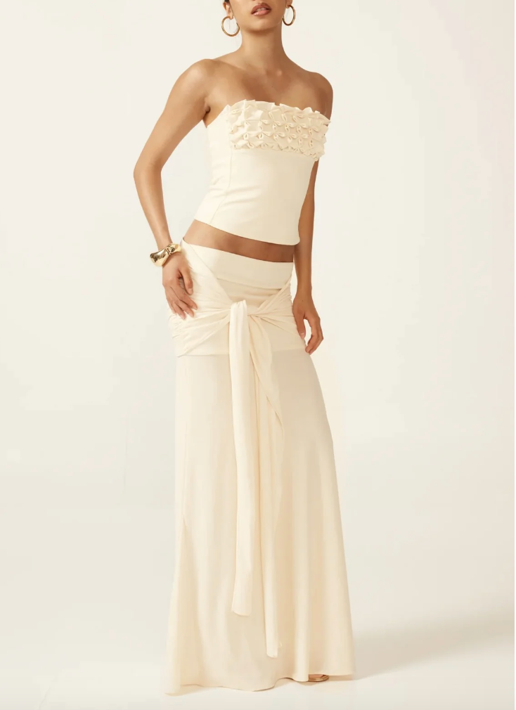 MARGOT - TOP TUBE AND MAXI SKIRT SET
