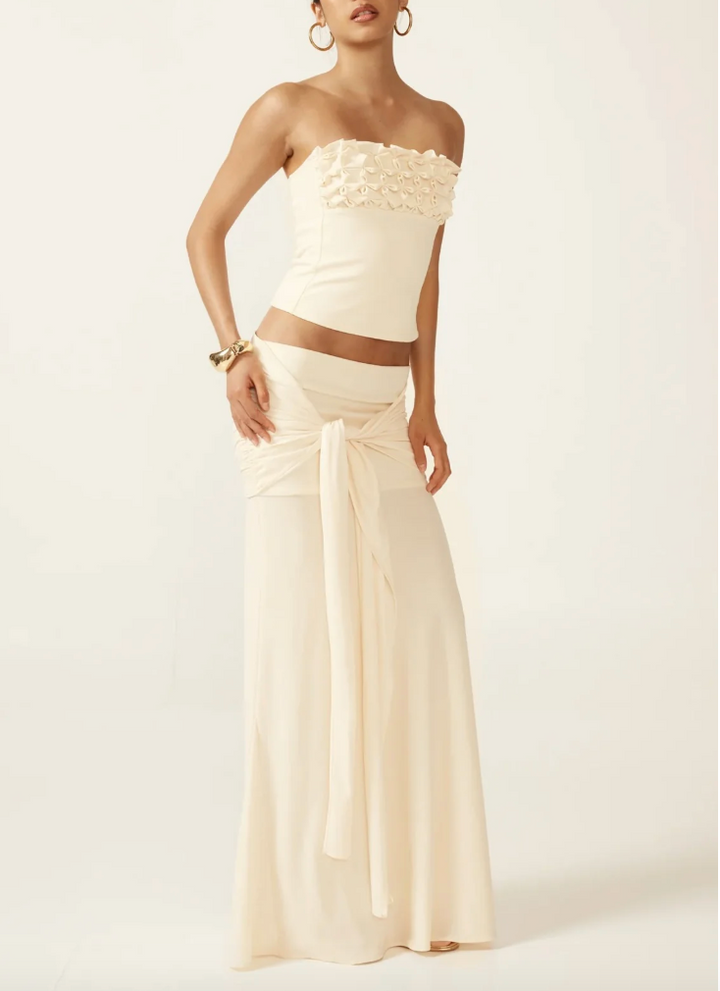 MARGOT - TOP TUBE AND MAXI SKIRT SET