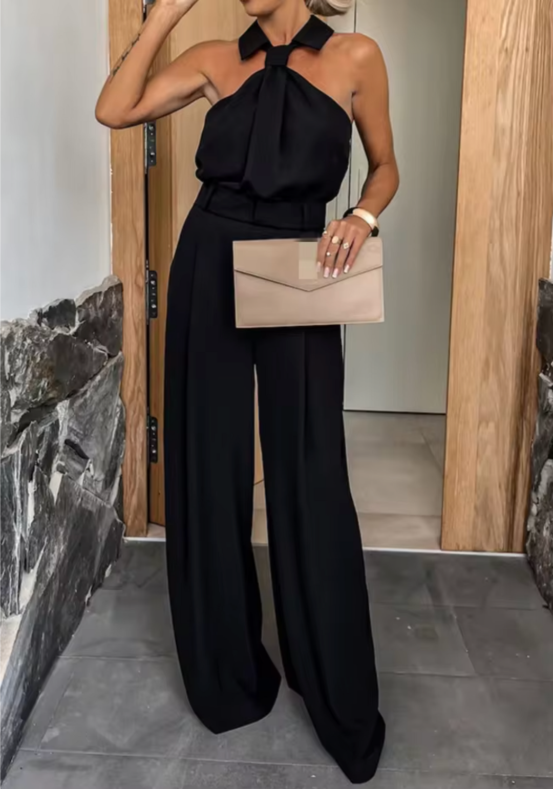 INKA - STYLISH FORMAL SLEEVELESS JUMPSUIT