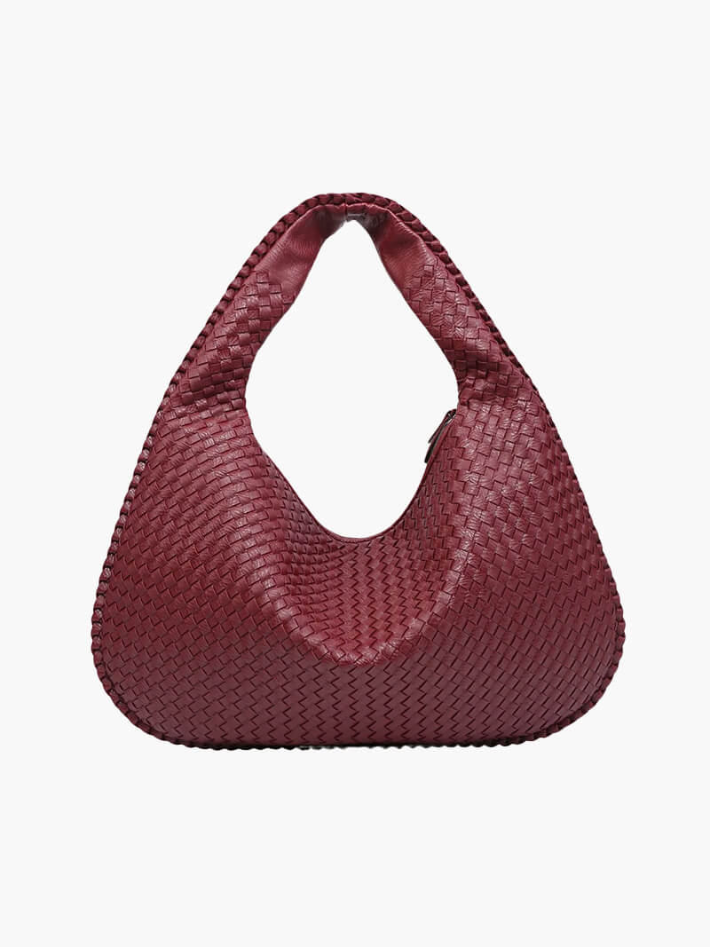FRIYA – SIGNATURE WOVEN SATCHEL CHARM BAG