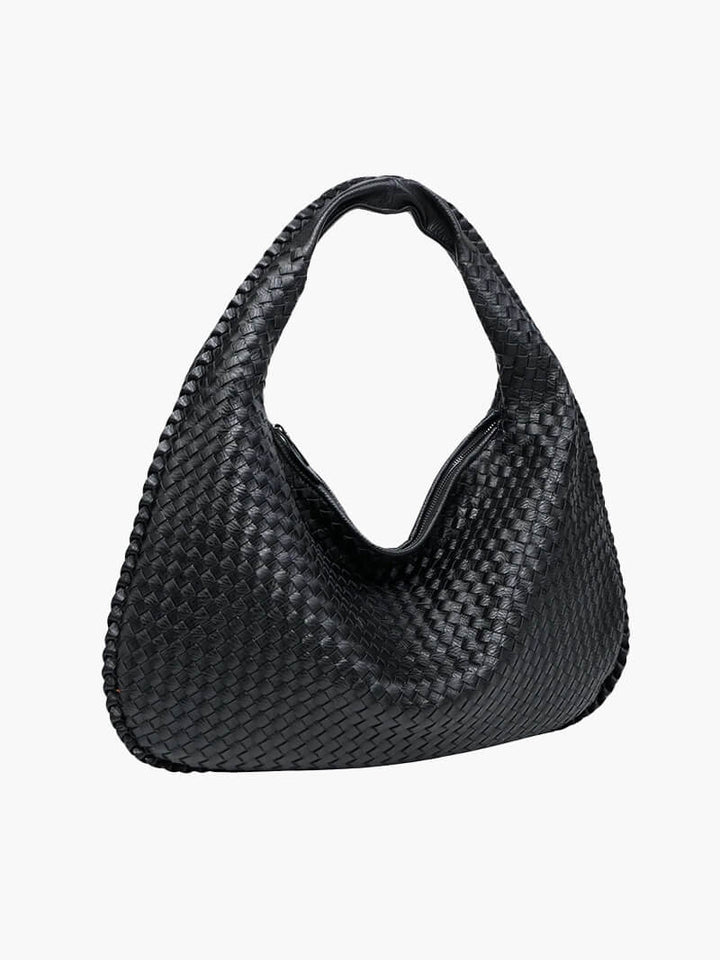 FRIYA – SIGNATURE WOVEN SATCHEL CHARM BAG