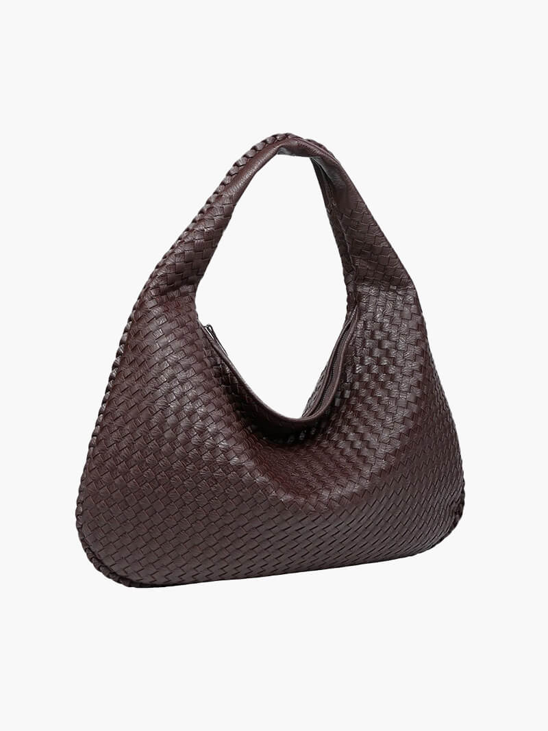 FRIYA – SIGNATURE WOVEN SATCHEL CHARM BAG