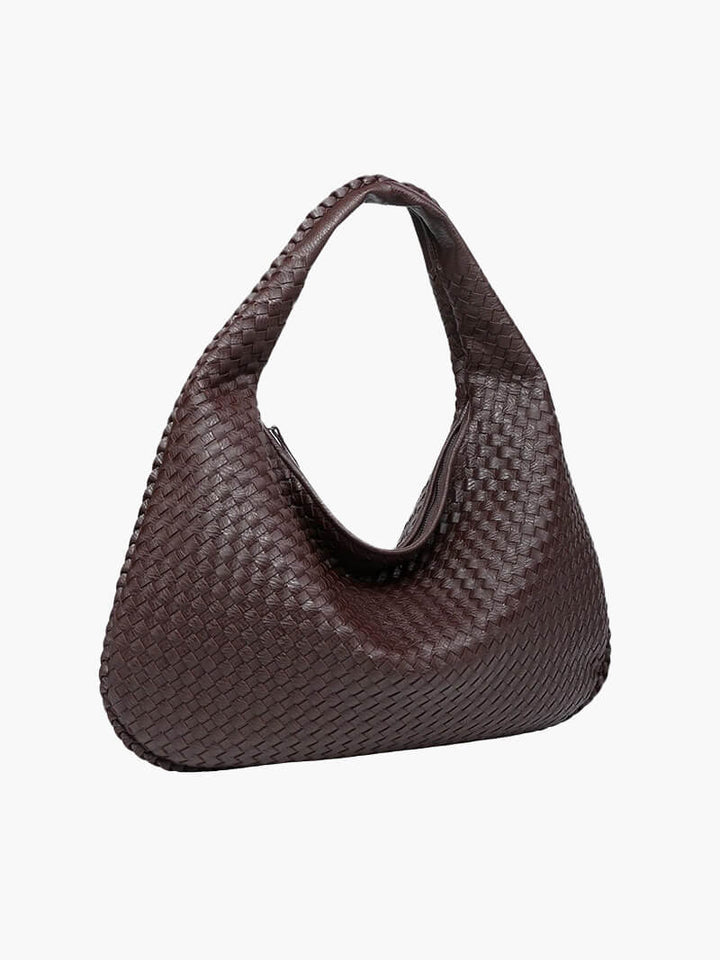 FRIYA – SIGNATURE WOVEN SATCHEL CHARM BAG