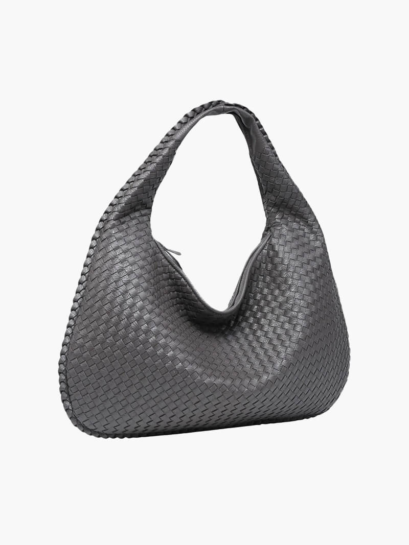 FRIYA – SIGNATURE WOVEN SATCHEL CHARM BAG