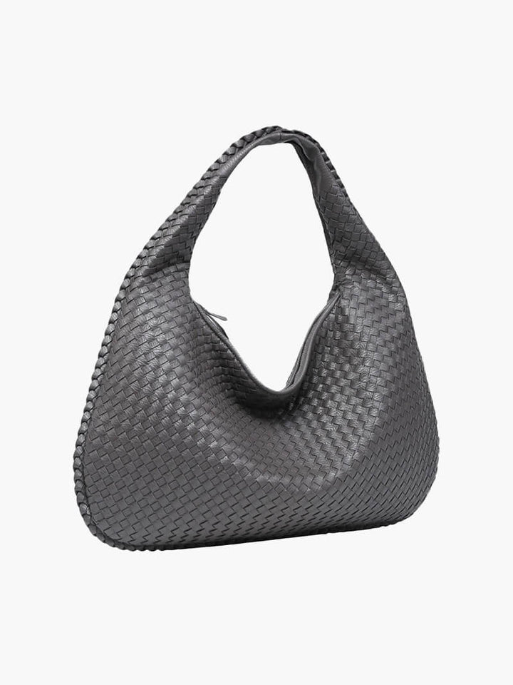 FRIYA – SIGNATURE WOVEN SATCHEL CHARM BAG