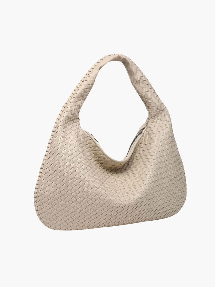 FRIYA – SIGNATURE WOVEN SATCHEL CHARM BAG