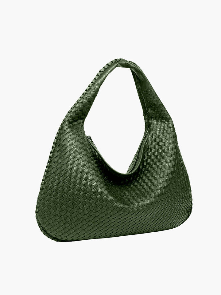 FRIYA – SIGNATURE WOVEN SATCHEL CHARM BAG