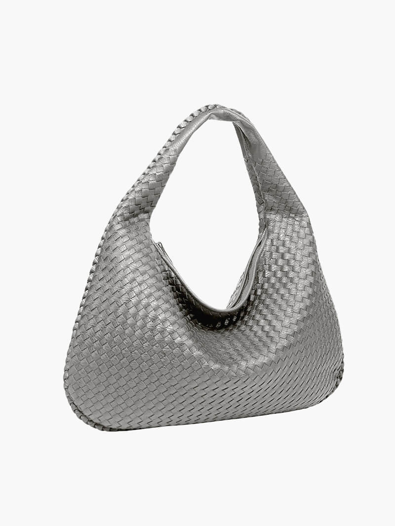 FRIYA – SIGNATURE WOVEN SATCHEL CHARM BAG