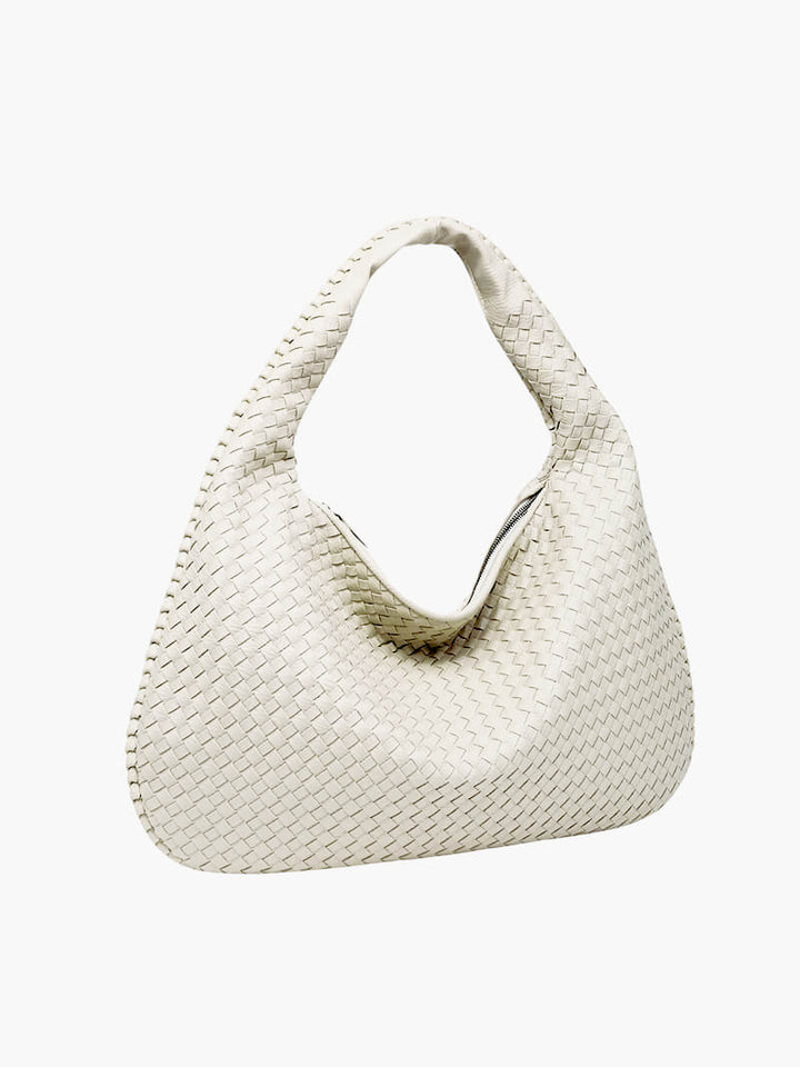 FRIYA – SIGNATURE WOVEN SATCHEL CHARM BAG