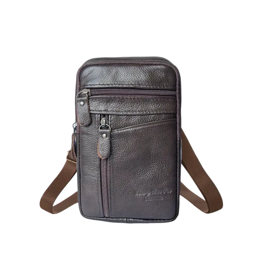 Winslow | Top-Layer Cowhide Leather Waist & Crossbody Bag