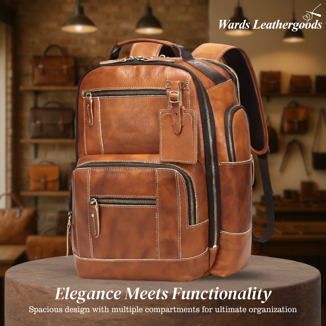 Nathan | Fashion Ample Leather | Backpack