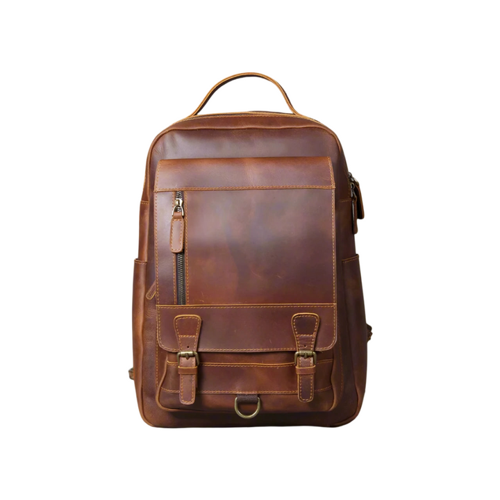 Mike | Vintage Buckle Leather | Backpack