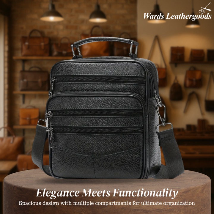 Logan | Leather Retro Crossbody Bag for Men