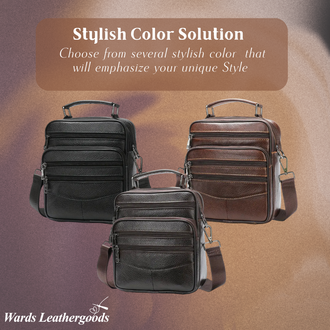 Logan | Leather Retro Crossbody Bag for Men