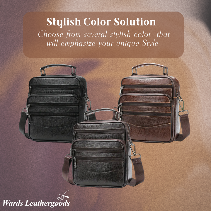 Logan | Leather Retro Crossbody Bag for Men