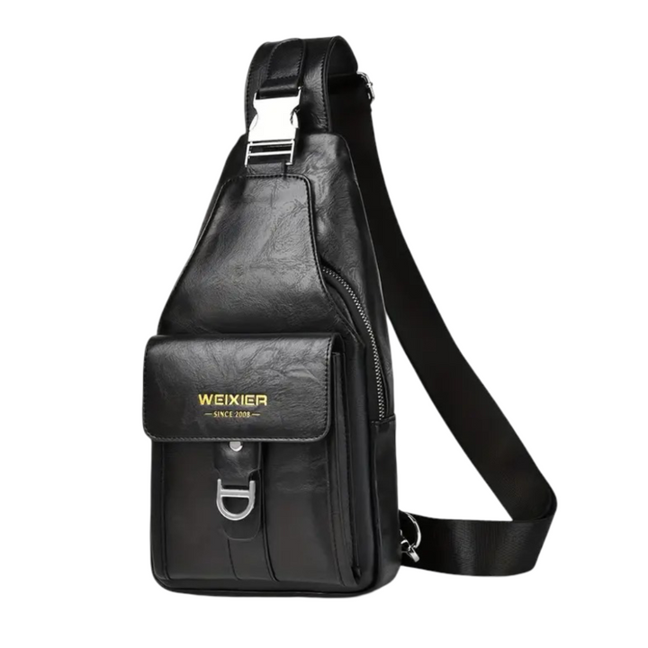 Silas | Vintage Leather Crossbody Bag for Men