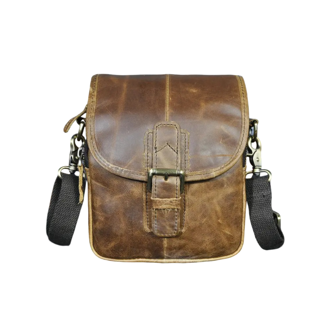 Damon | Genuine Leather Shoulder Bag for Men