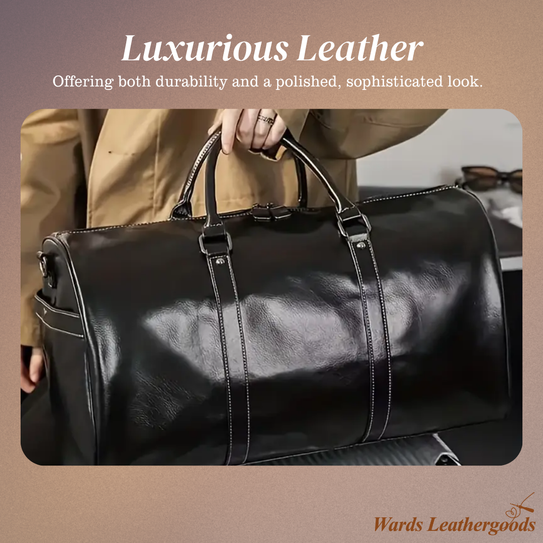 Lennox | Leather Weekender Travel Bag