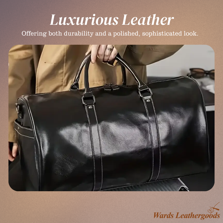 Lennox | Leather Weekender Travel Bag