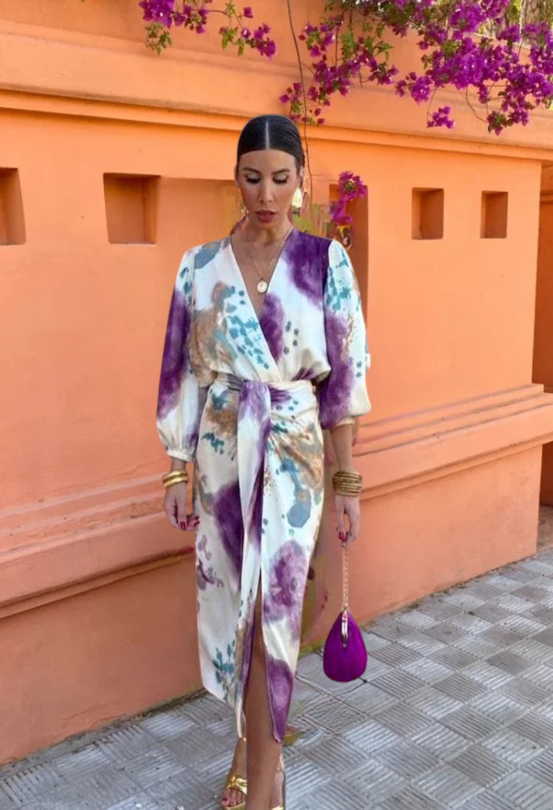 CAROLE - TWO-PIECE SOPHISTICATED SUMMER DRESS