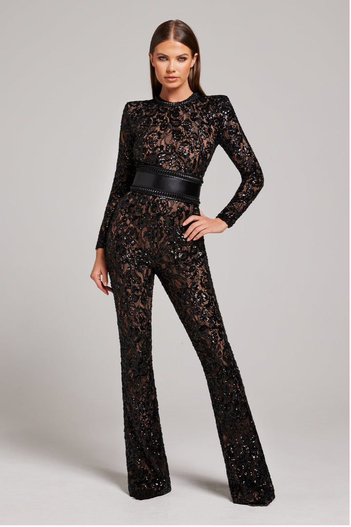 TAYA - LACE CORSET JUMPSUIT