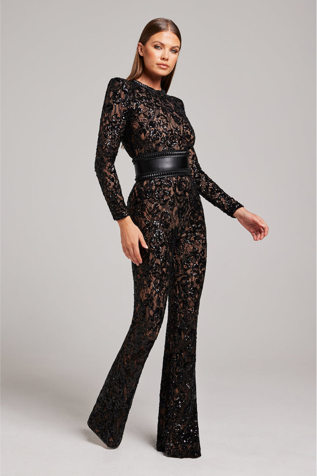 TAYA - LACE CORSET JUMPSUIT