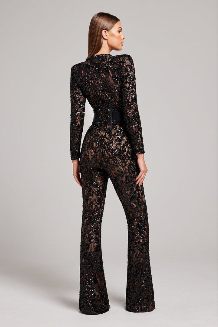 TAYA - LACE CORSET JUMPSUIT