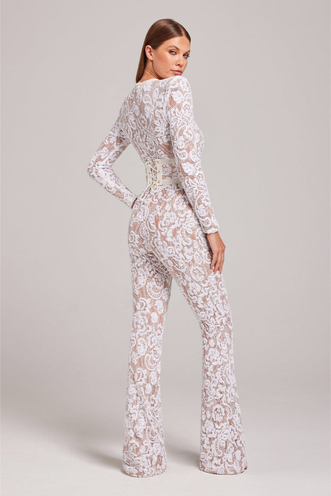 TAYA - LACE CORSET JUMPSUIT