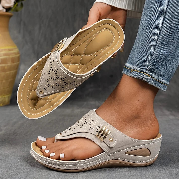 KATIARA - ELEGANT COMFORT WEDGE SANDALS
