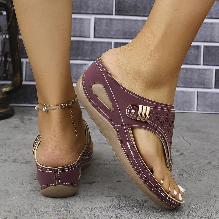 KATIARA - ELEGANT COMFORT WEDGE SANDALS