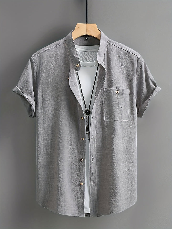 MARCO - CLASSIC COTTON SHIRT WITH POCKET