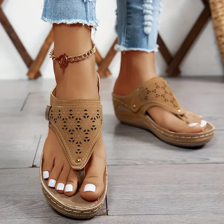 KATIARA - ELEGANT COMFORT WEDGE SANDALS