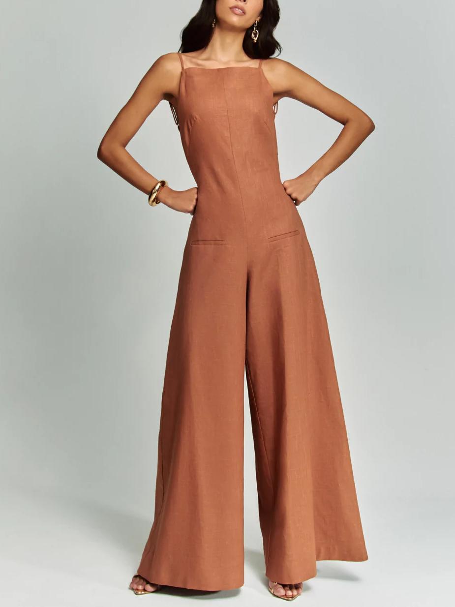 JOLENE - ELEGANT HALTER JUMPSUIT