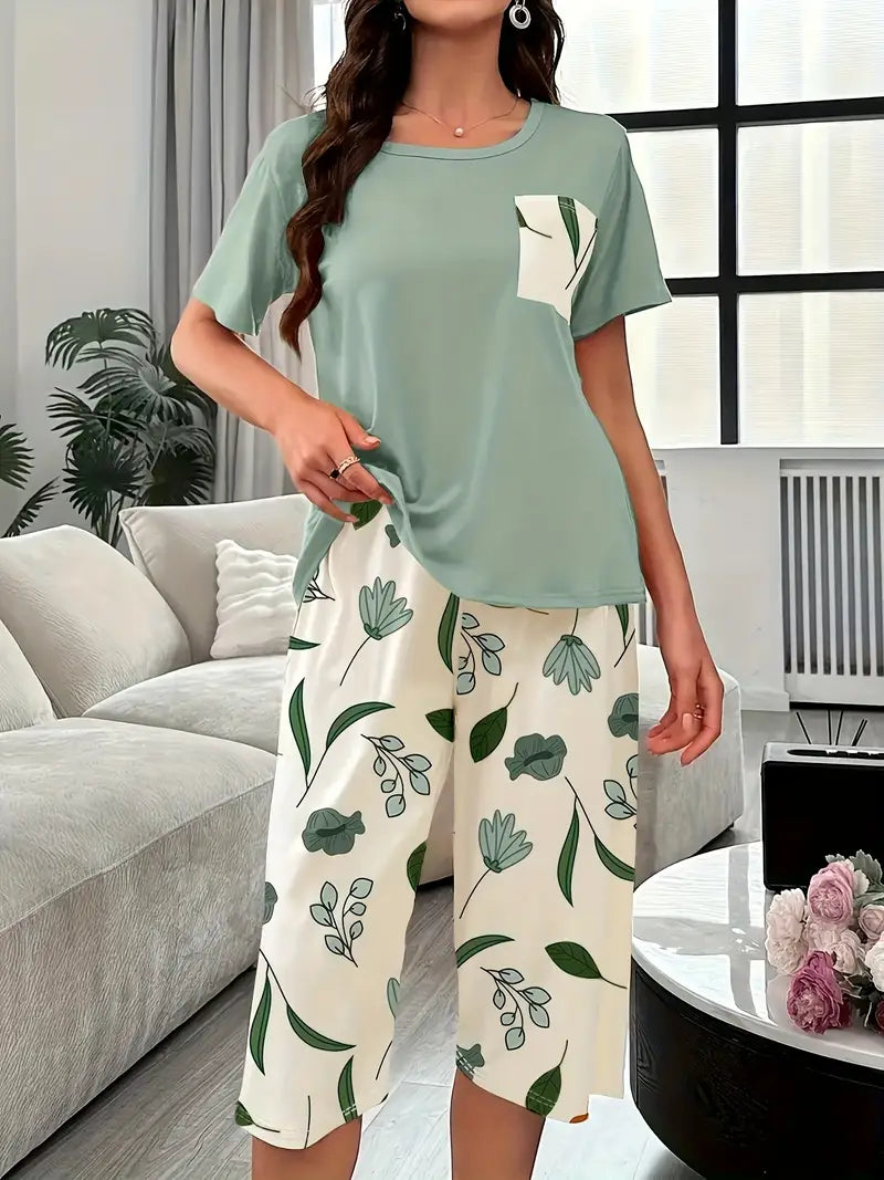 PRINCESSLEA - COZY FLORAL RELAXATION WEAR SET
