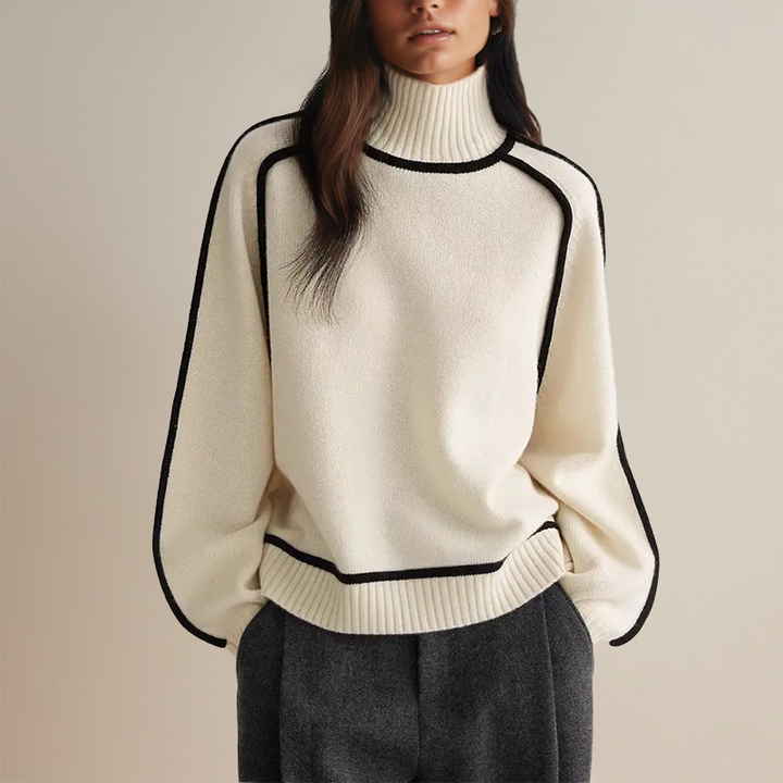 ERMALIE -  RELAXED FUNNEL NECK