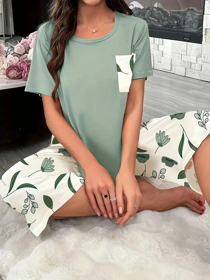 PRINCESSLEA - COZY FLORAL RELAXATION WEAR SET