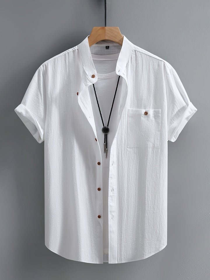 MARCO - CLASSIC COTTON SHIRT WITH POCKET