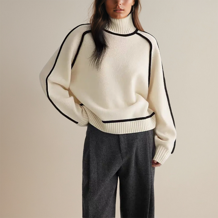 ERMALIE -  RELAXED FUNNEL NECK