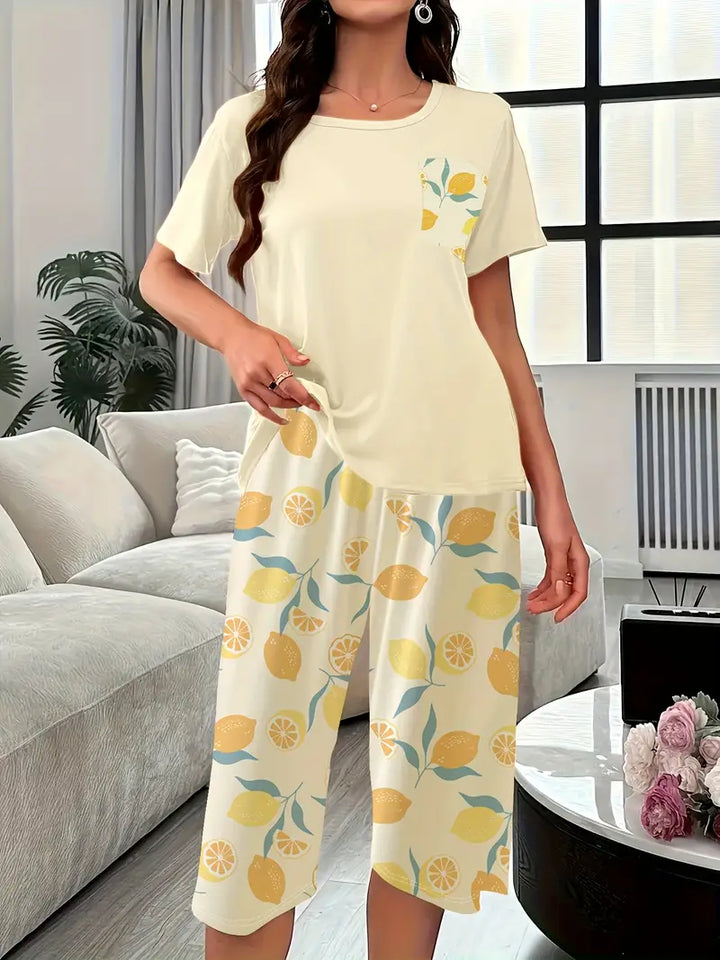 PRINCESSLEA - COZY FLORAL RELAXATION WEAR SET