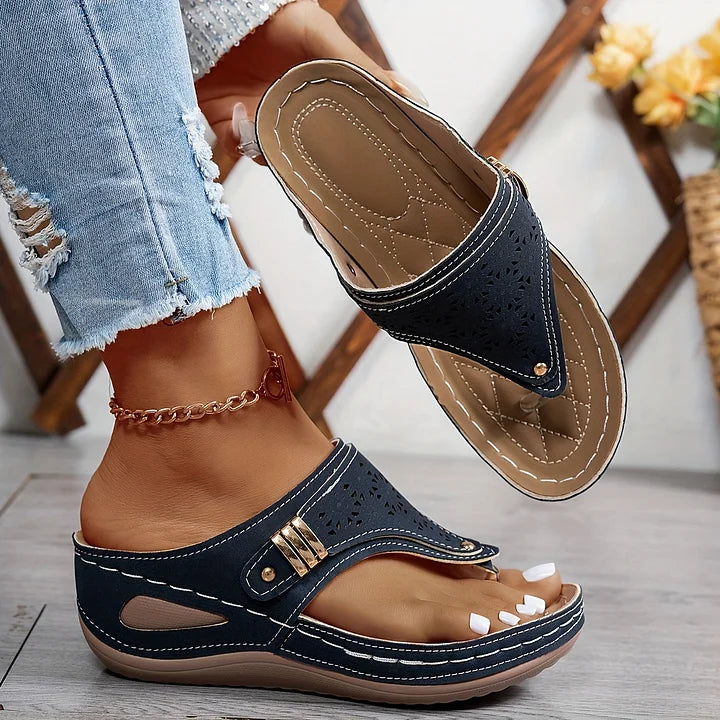 KATIARA - ELEGANT COMFORT WEDGE SANDALS