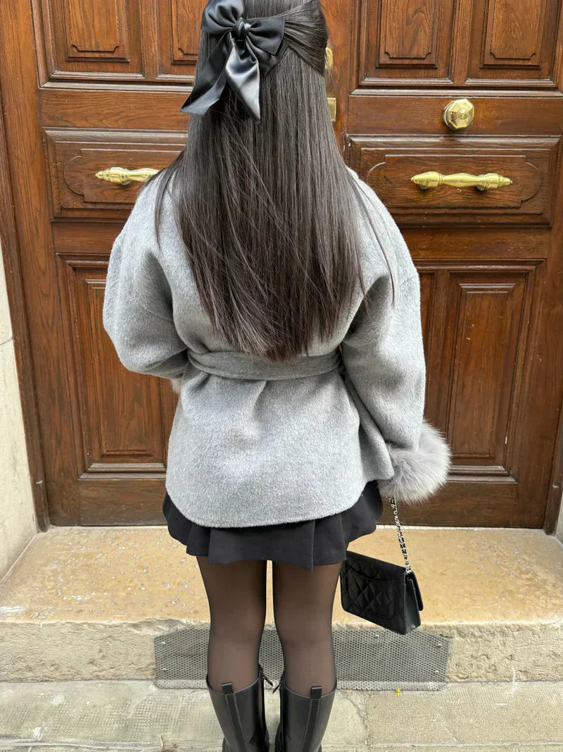 NORIDALE - ELEGANT PLUSH TAILORED COAT