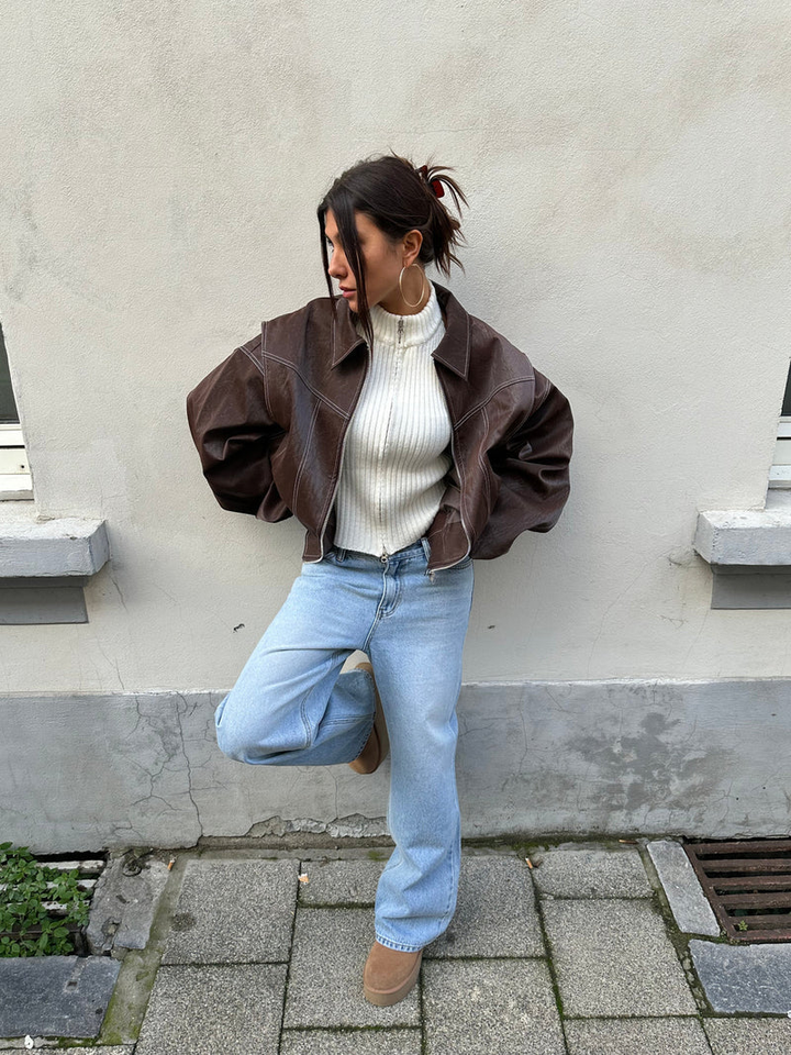 NALIYAH - OVERSIZED COLORBLOCK WINDBREAKER JACKET