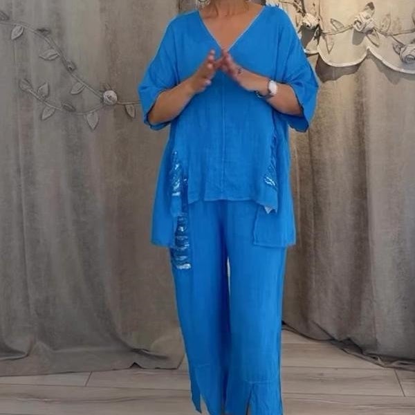 AALIYAH - BALI STYLE LINEN OUTFIT SET
