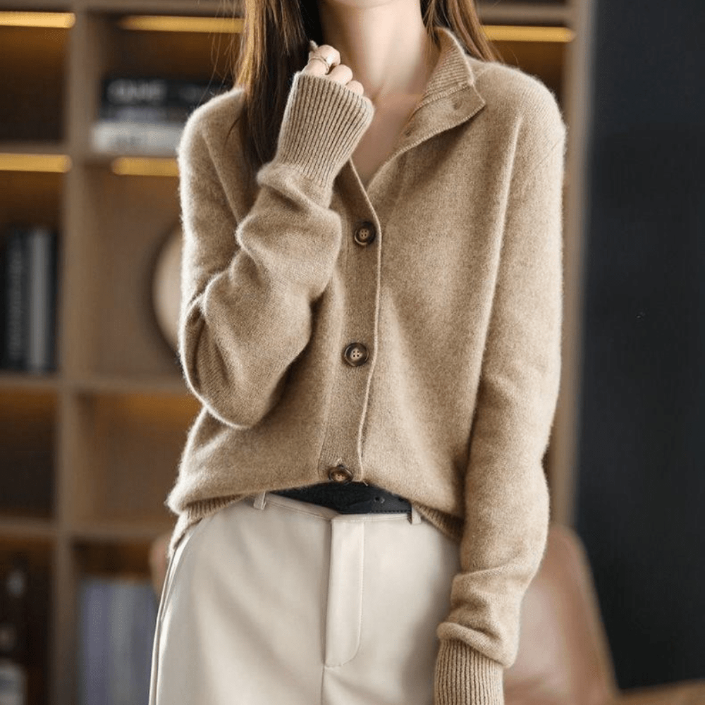 ANITA - CASHMERE KNIT CARDIGAN