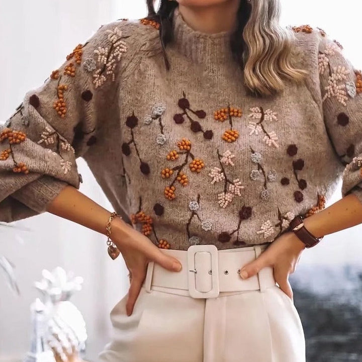 Lely | Women's Comfortable Sweater Autumn Print