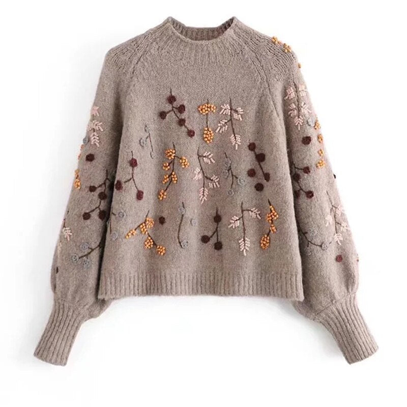 Lely | Women's Comfortable Sweater Autumn Print