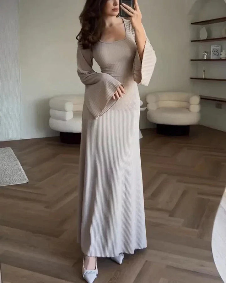 CLARE - SOPHISTICATED LONG-SLEEVE DRESS